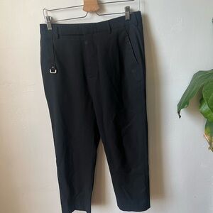 Rick Owens Babel Cropped Wool Astaire Trousers